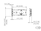 Einschubmodul OpDAT CM zu BGT 3HE/7TE - 6xLCQ 9/125 OS2 bestückt, spleissf.