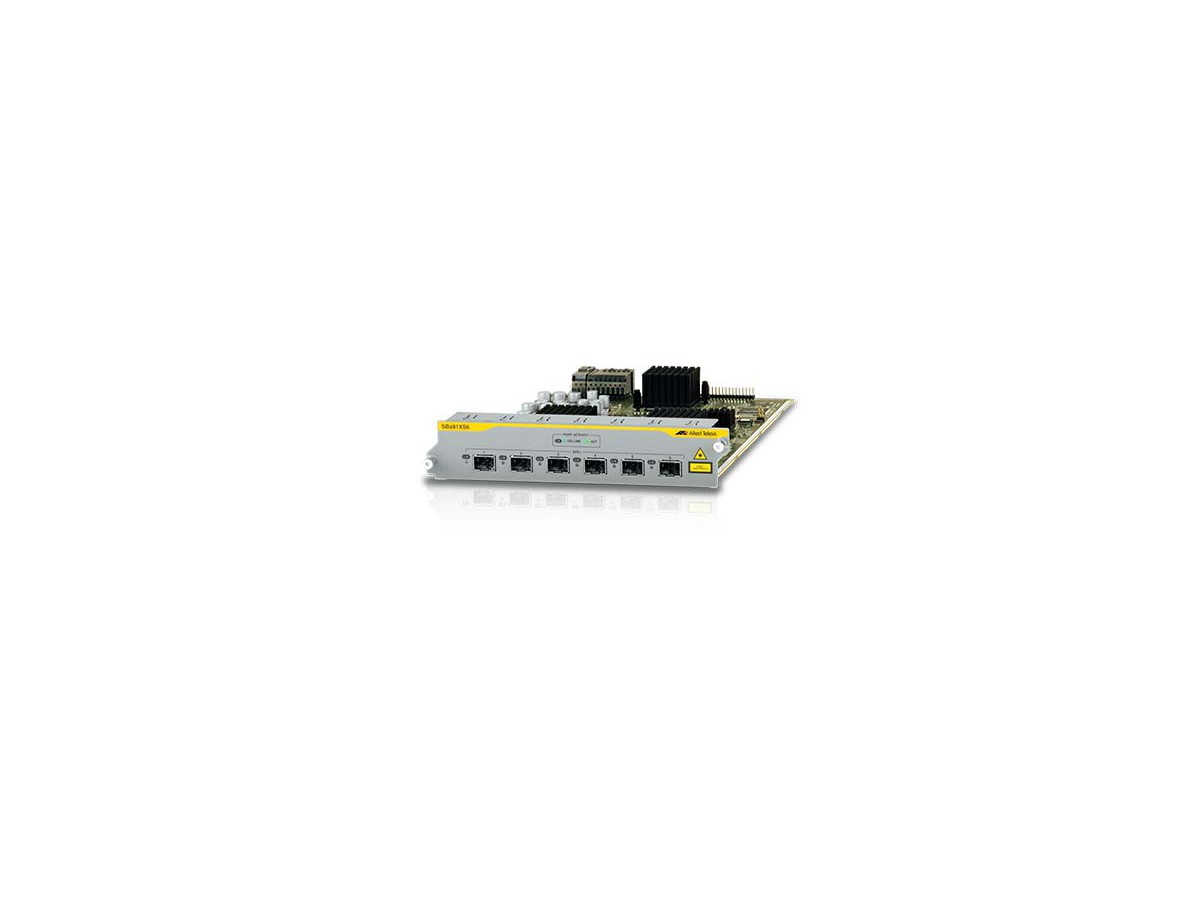 AT-SBx81XS6, 6x 10GbE SFP+