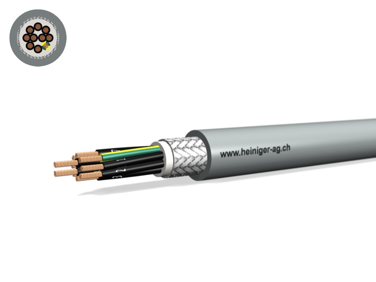 TT-flex Eca PVC C 10x0.75 JZ num gr - 300/500V