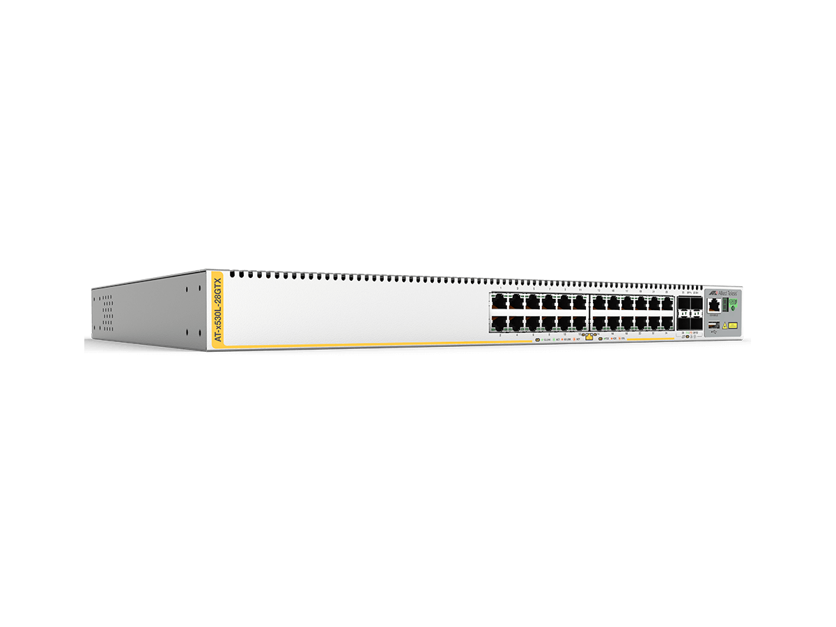 AT-x530L-28GTX, 24x10/100/1000T - 4x SFP+ Switch L3