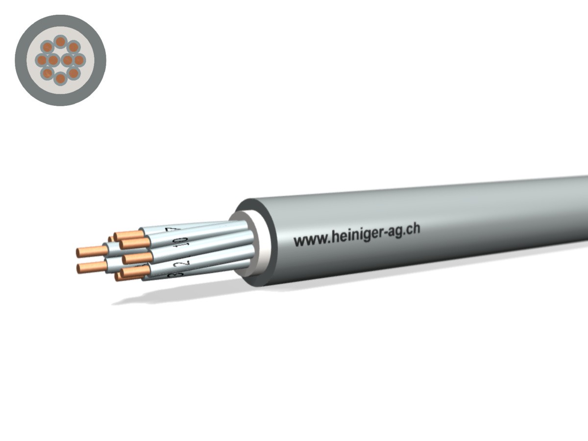 Câble TT Eca 10x1.50 NK 0-9 Tarif PVC gr - Câble d'installat. basse tension 0.6/1kV