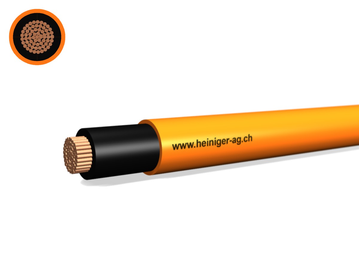 Câble de sécurité FE180 E30-E60 1x70 L - L=nr PYROFIL san-hal or