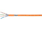 H-LINE 1023 Datenkabel S/FTP 4x2x0.56 - FRNC/LSOH 1000MHz Kat.7, orange, Cca