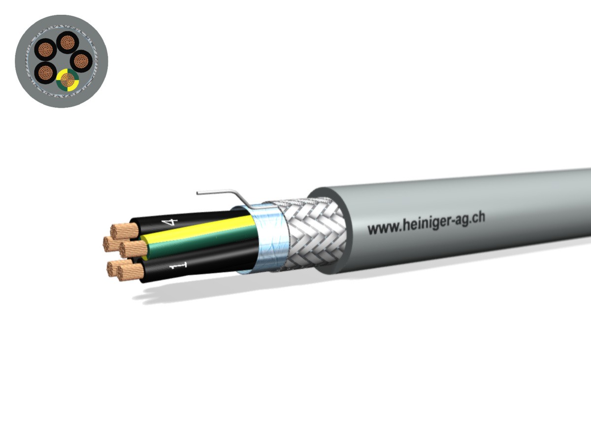 Steuerkabel Cca-flex C 5x6 JZ gr - LiH(St)CH hal-frei 0.6/1kV EN 50399
