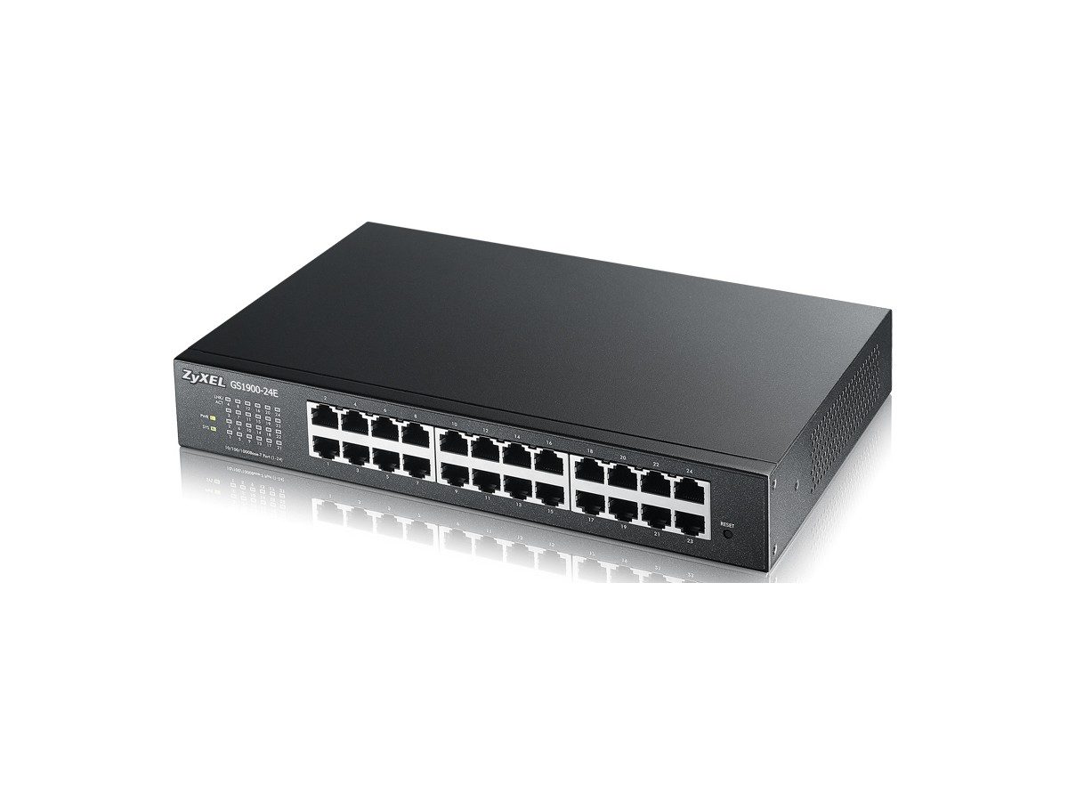 ZyXEL GS1900-24E v3, Switch L2 - Web managed 24x10/100/1000