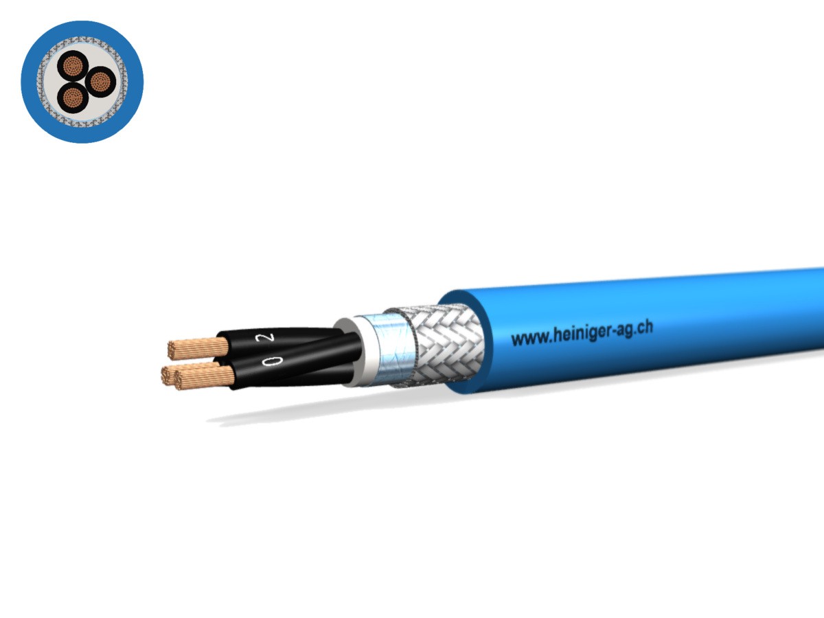 Securaflex Dca (St) C 3x1.50 nr num. bl - CEI 60079-14 san-hal 300V câble intrins.