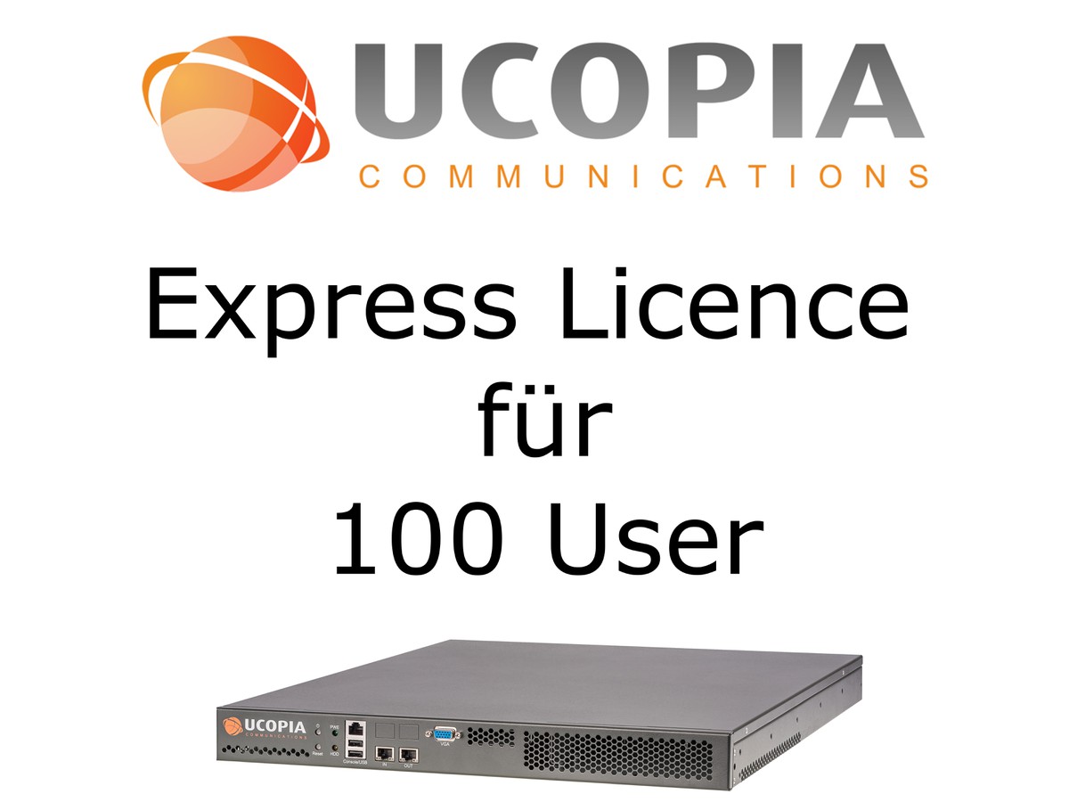 Ucopia EXP Licence für 100 User
