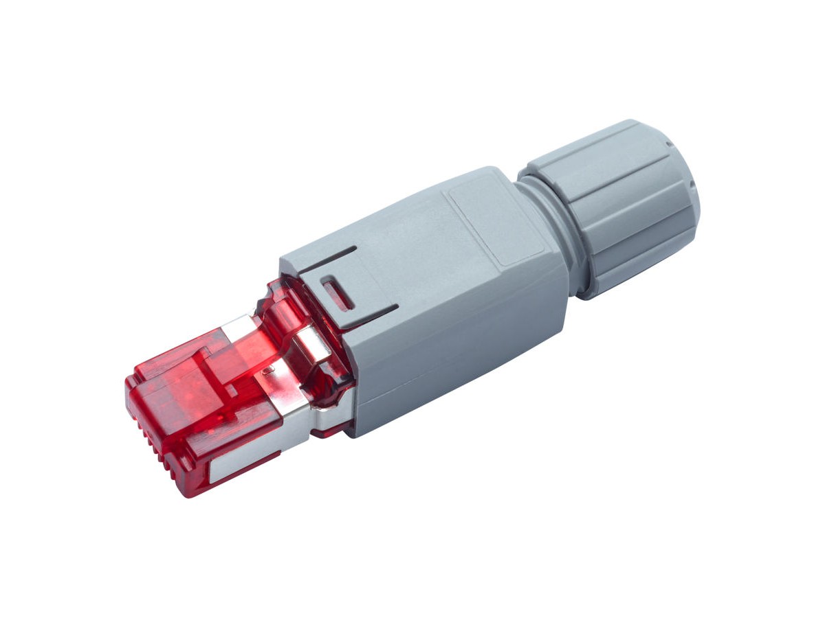 R&Mfreenet FM45s IP20 Stecker, Kat.6A - Für Draht oder Litze bis AWG26