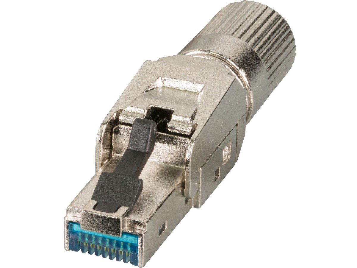 Infralan Fiche RJ45 IP20 cat.6As - montage sans outil